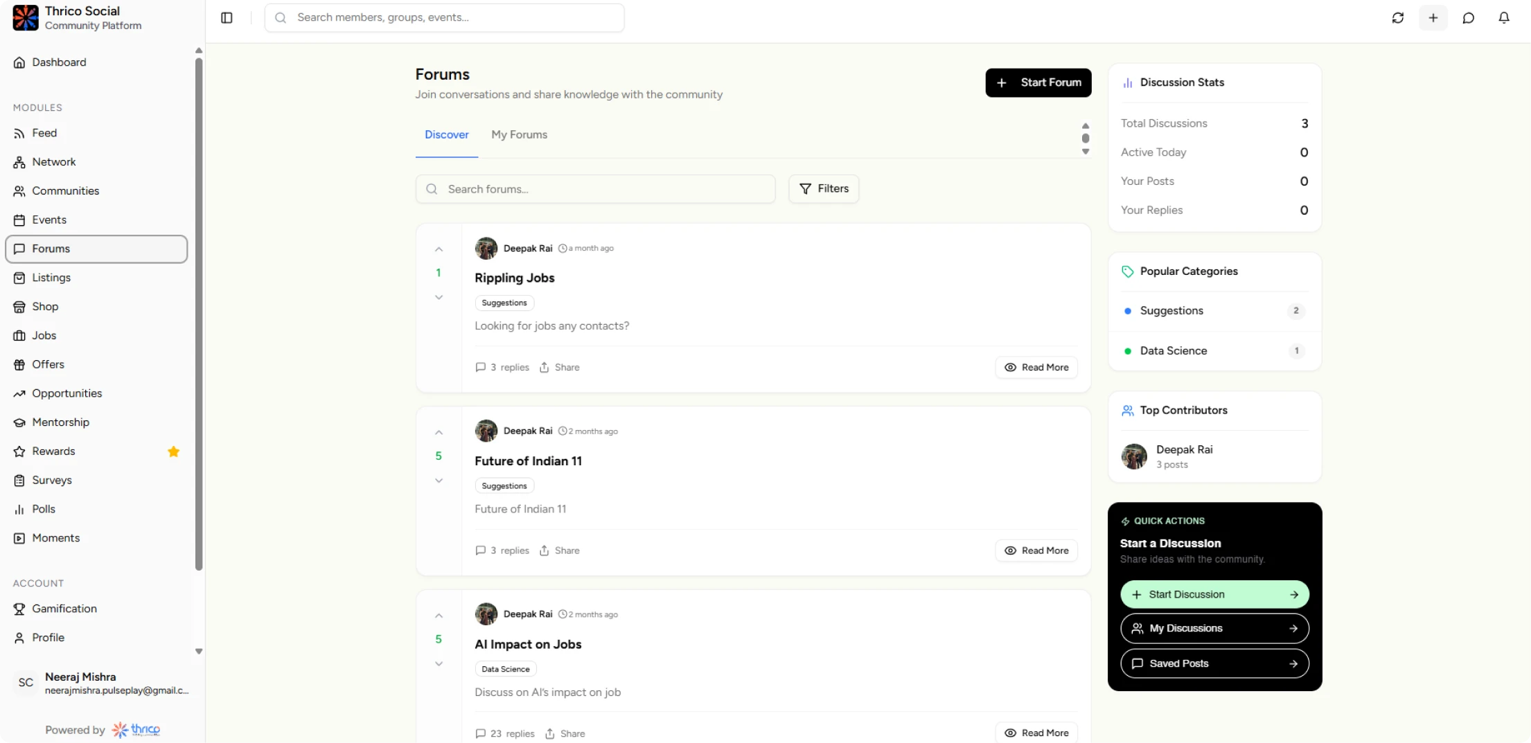 Discussion Forum